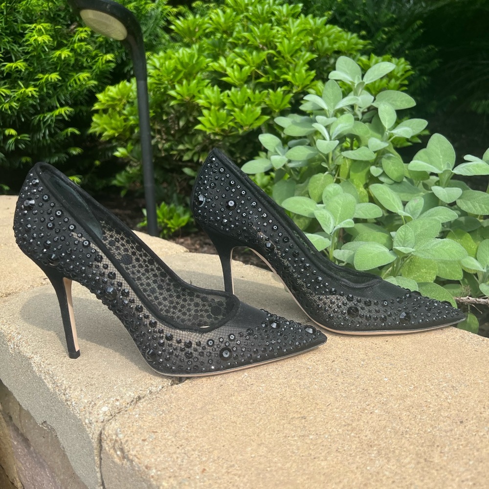 NWOB Christian Dior Size 38.5 Beaded Heels